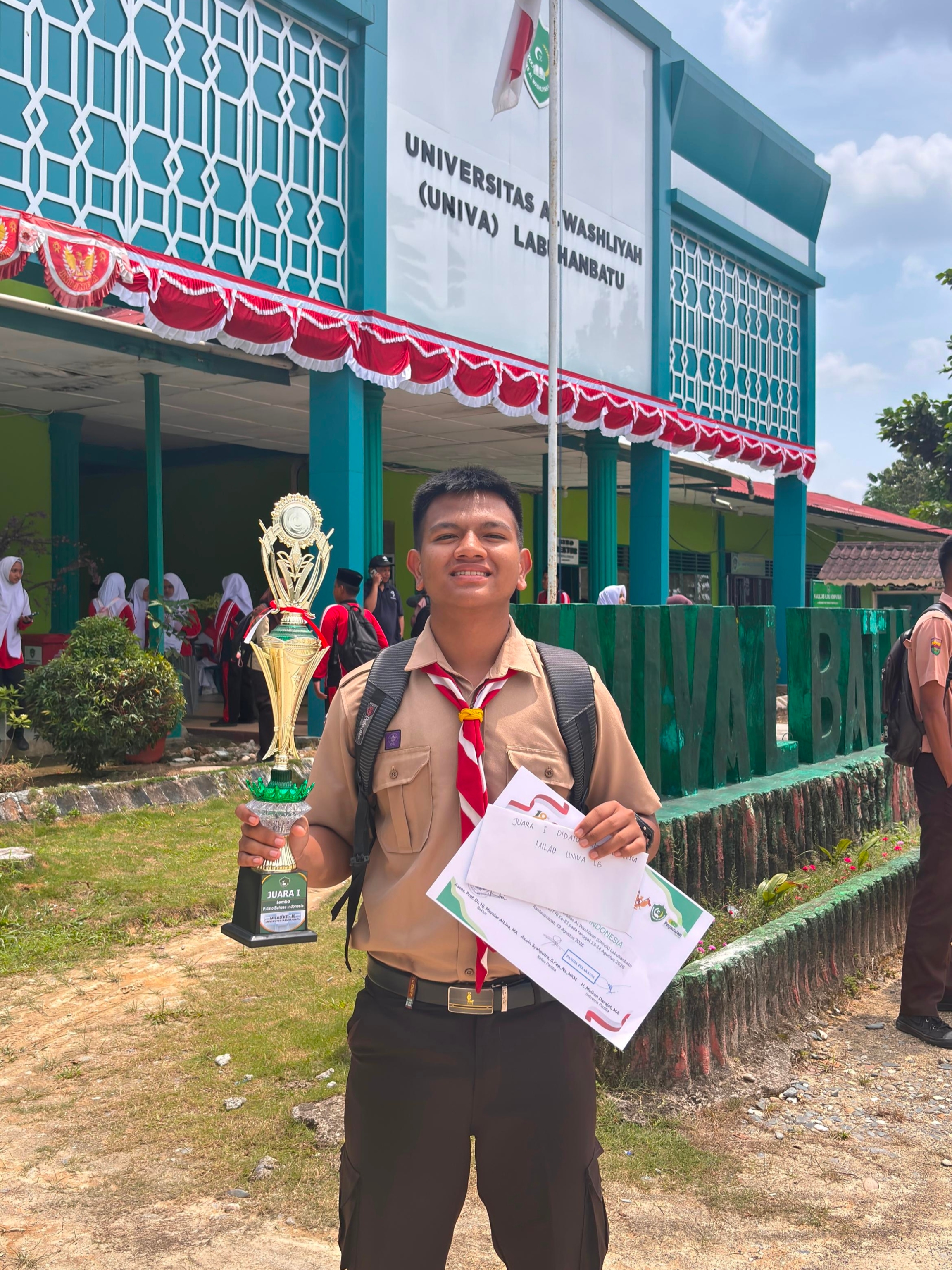 Muhammad Rizky Siswa SMK Negeri 1 Ratu Sabet Juara 1 Pidato, Sederet Prestasinya Bikin Bangga