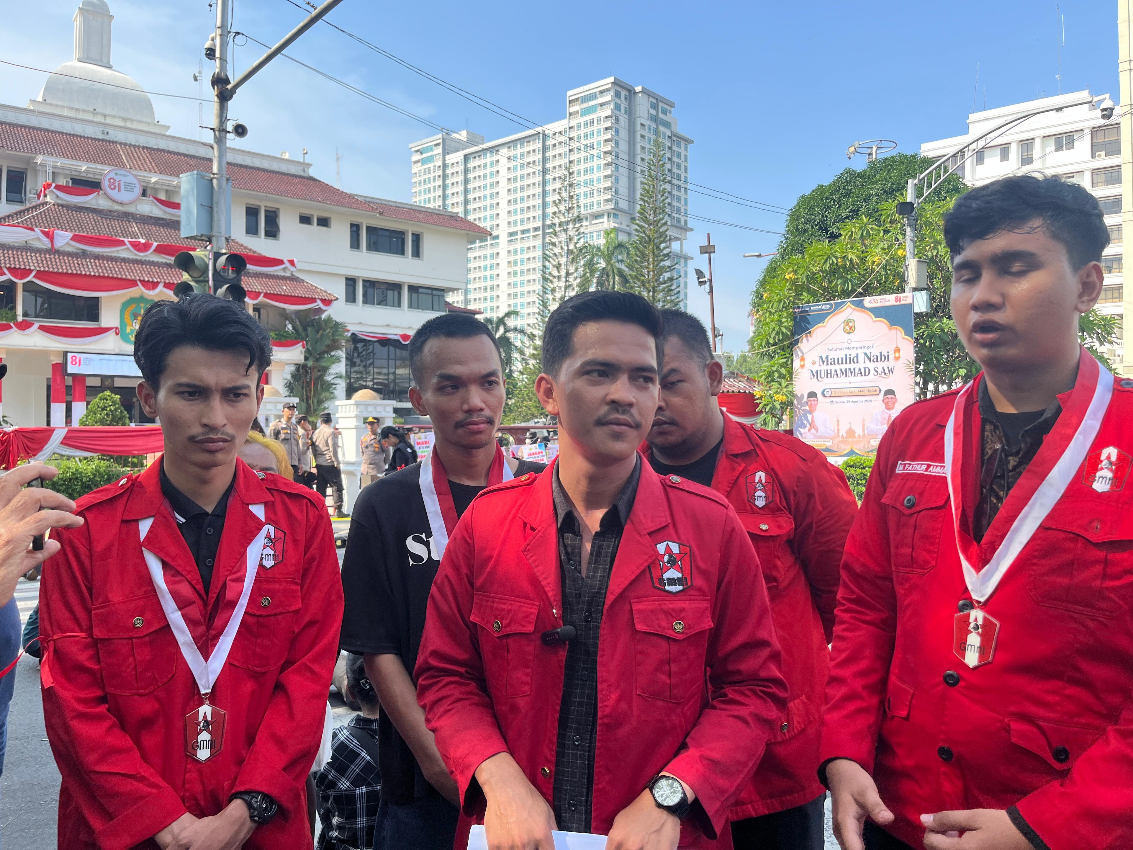 Tagih Kehadiran Negara untuk Ciptakan Kebijakan Nyata, GMNI Medan Unjuk Rasa di Balai Kota