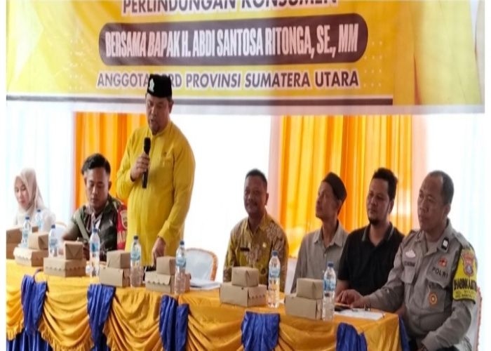 Abdi Santosa Ritonga Sosialisasikan Ranperda Perlindungan Konsumen di Labuhanbatu