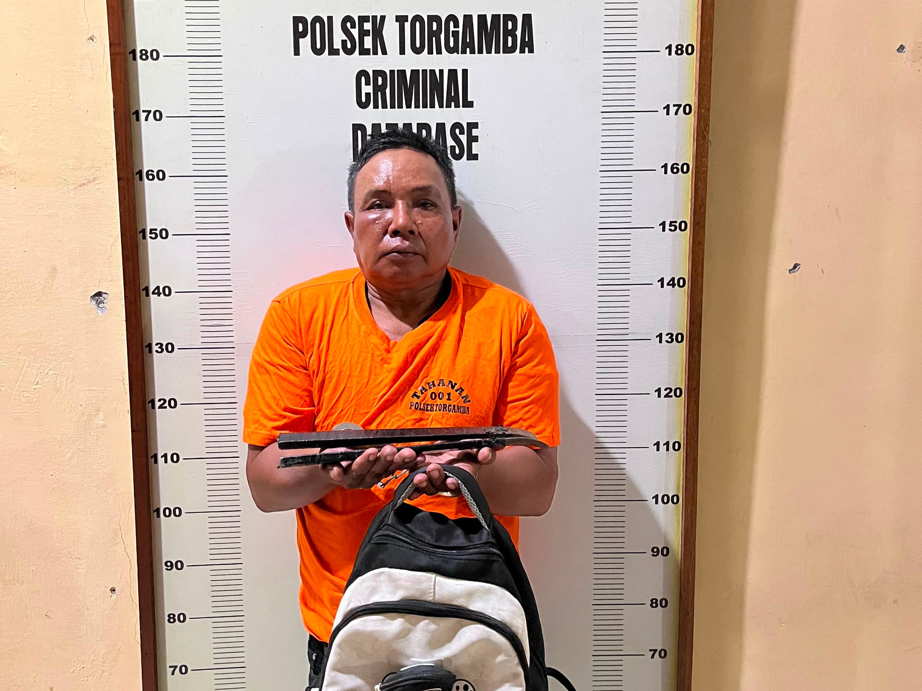 Polsek Torgamba Ringkus Terduga Pelaku Pembobol Toko Madina Mart Berkat CCTV 