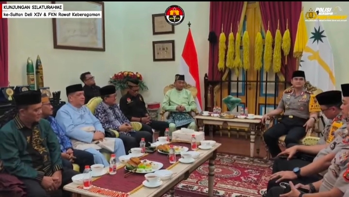 Kapolda Sumut Irjen Pol Sonny Irawan Gandeng Sultan Deli XIV dan FKN Perkuat Kondusivitas Wilayah