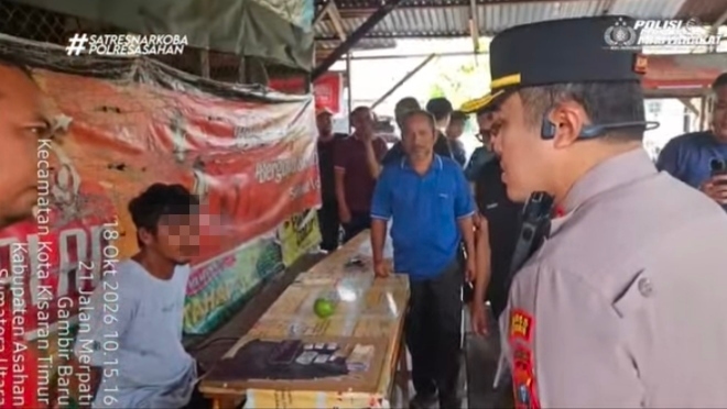 Gerebek Sarang Narkoba di Kisaran Timur, Polisi-BNNK-Subdenpom Amankan Seorang Pria dan 2 Gram Sabu
