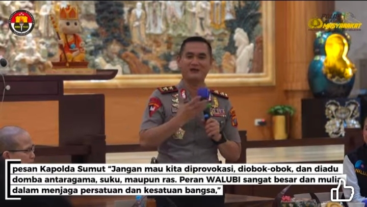 Kapolda Sumut Perkuat Sinergi dengan WALUBI, Jaga Kerukunan dan Persatuan Bangsa