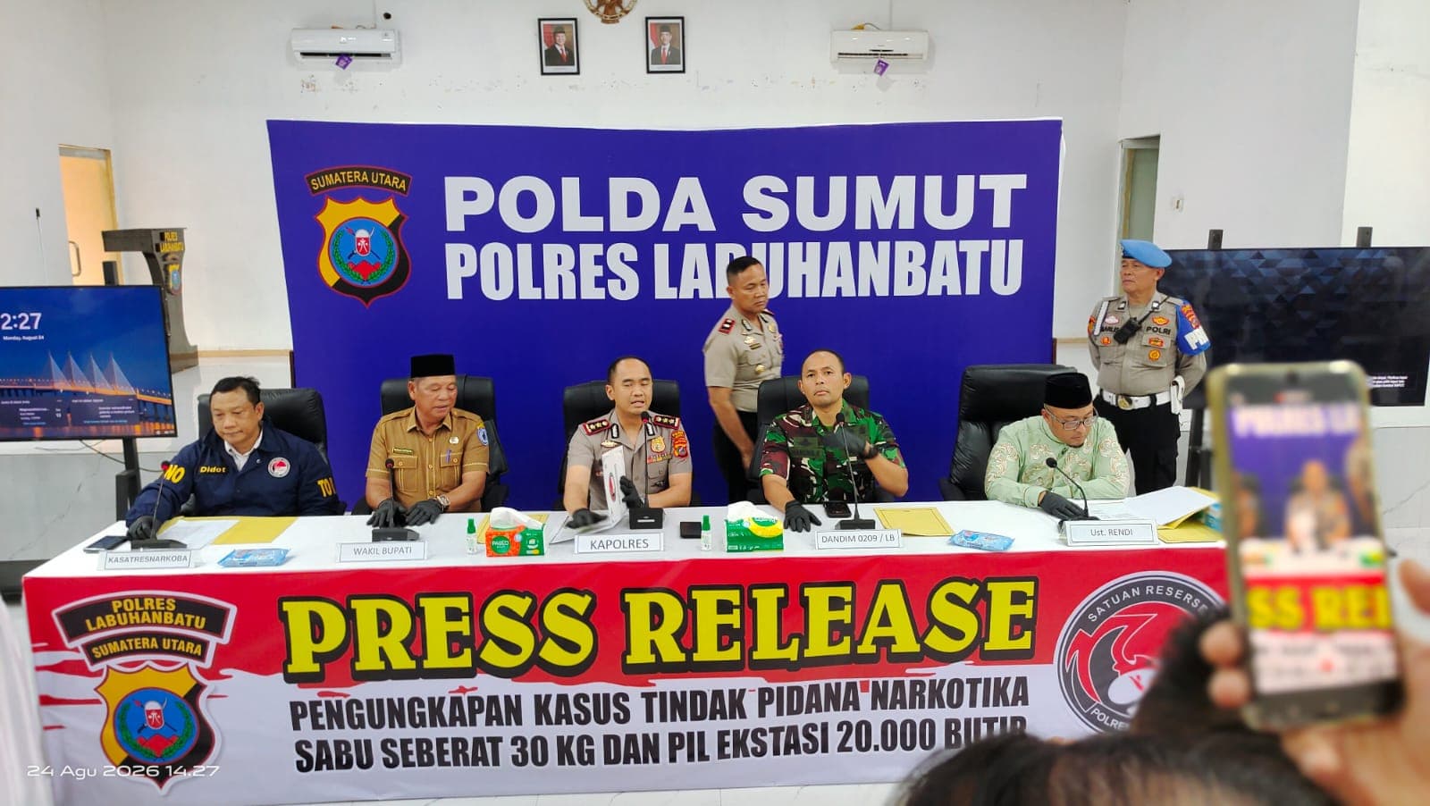Dua Tas Ransel Maut 'Meledak' di Labuhanbatu! Jaringan Narkoba Internasional Malaysia-Aceh Digulung
