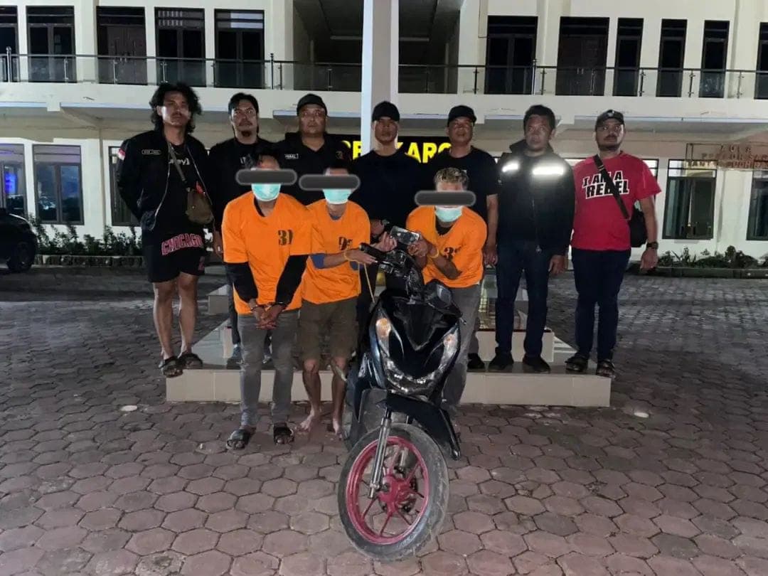Aksi Nekat Maling di Tahura Berakhir Apes, Tim Cobra Polres Karo Ciduk 3 Pelaku Sekaligus