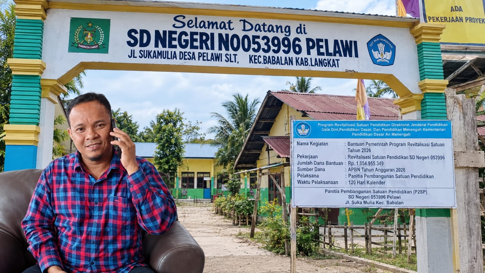 Suami Kepala Sekolah Diduga Jadi Ketua P2SP, KAMAK Soroti Program Revitalisasi SDN 053996 Pelawi