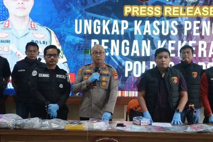 Tragedi Berdarah Dosen IT&B Kabanjahe Tewas di Kamar Mandi, Tim Gabungan Libas 2 Perampok Sadis di Deli Serdang