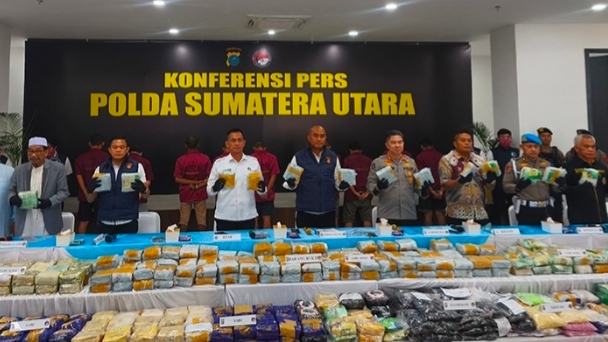 Gagalkan Ratusan Kilo Sabu Jaringan Internasional, Polda Sumut Selamatkan 2,4 Juta Jiwa
