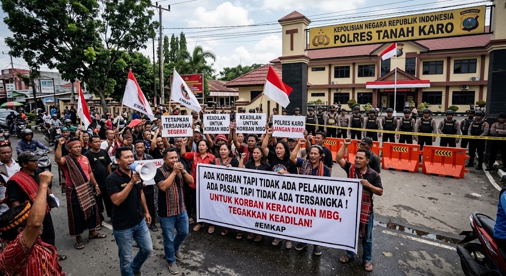 Geger Kasus Keracunan MBG! EMKAP Siap Gelar Aksi Bombastis Gedor Polres Karo, Tuntut Penetapan Tersangka