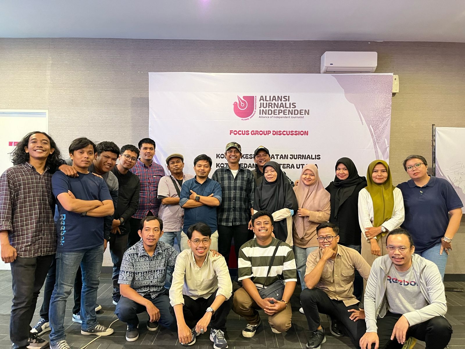 Komite Keselamatan Jurnalis Sumatera Utara Resmi Dibentuk, Berikut Peserta Focus Group Discussion...