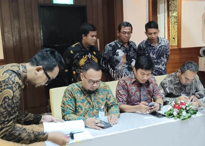 Penandatangan Kerja sama Pendanaan Peremajaan PSR Koperasi Maju Lancar Mandiri Labuhanbatu Mitra Binaan PT.Siringo - ringo (Musim Mas Group)